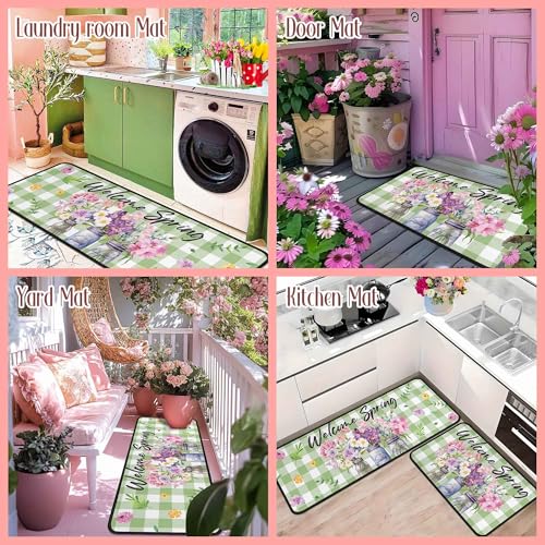 30% Off Spring Kitchen Rugs Set of 2 Non Slip Mats - Image 4