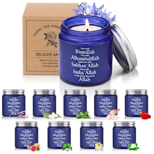 73% Off Tujoe 10 Pcs Ramadan Scented Candles Set