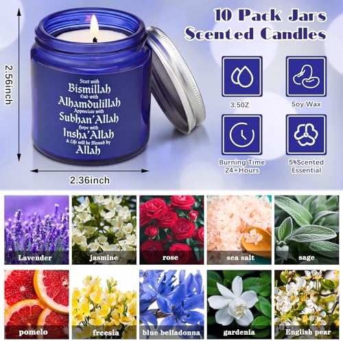73% Off Tujoe 10 Pcs Ramadan Scented Candles Set - Image 2
