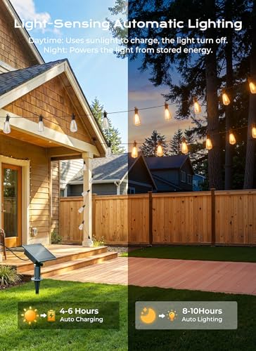 50% Off Brightown 52FT Solar String Lights for Outdoor - Image 4