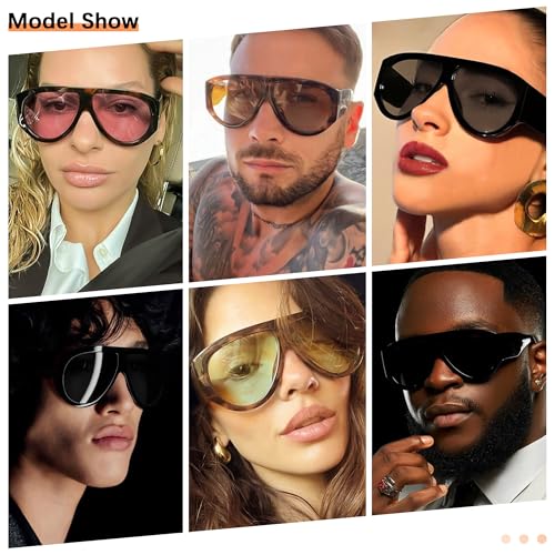 50% Off Bouryo Retro Oval Sunglasses for Women - Image 4