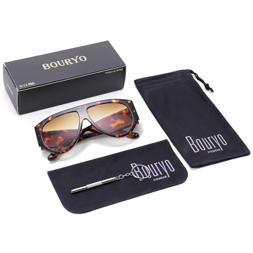 50% Off Bouryo Retro Oval Sunglasses for Women - Image 6