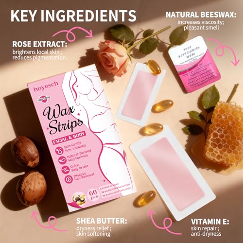 50% Off 60 Pcs Wax Strips Kit for Women Hair Removal - Image 4
