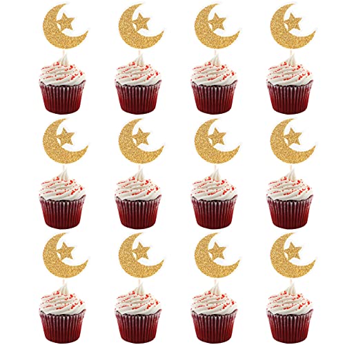 29% Off 36-Piece Eid Mubarak Cupcake Toppers