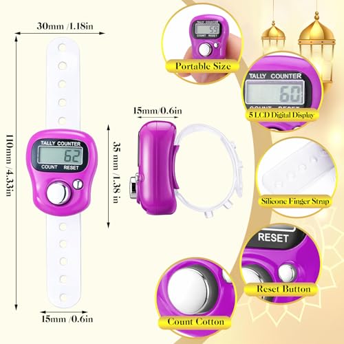 32% Off Relaxweex 12 Pack Electronic Finger Tasbeeh Counter - Image 2