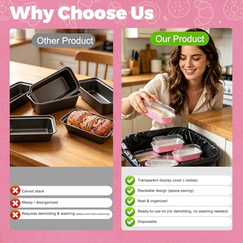 NPLUX 50-Pack Mini Cake Pans – 15% Off Today - Image 6