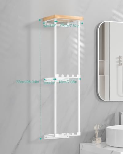 50% Off HapiRm Towel Rack with Shelf for Bathroom - Image 3