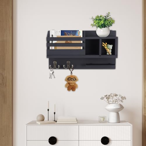 38% Off Wooden Key & Mail Holder for Entryway - Image 3