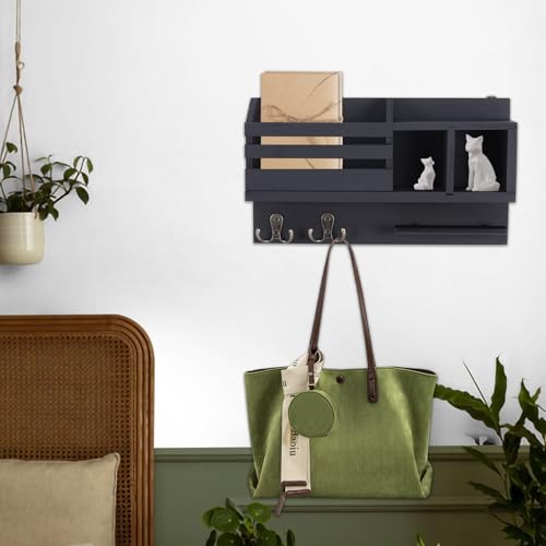 38% Off Wooden Key & Mail Holder for Entryway - Image 5