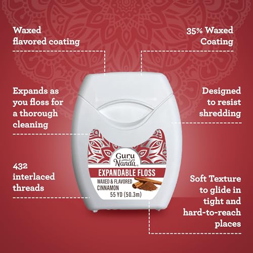 27% Off GuruNanda Expandable Dental Floss - Cinnamon - Image 3