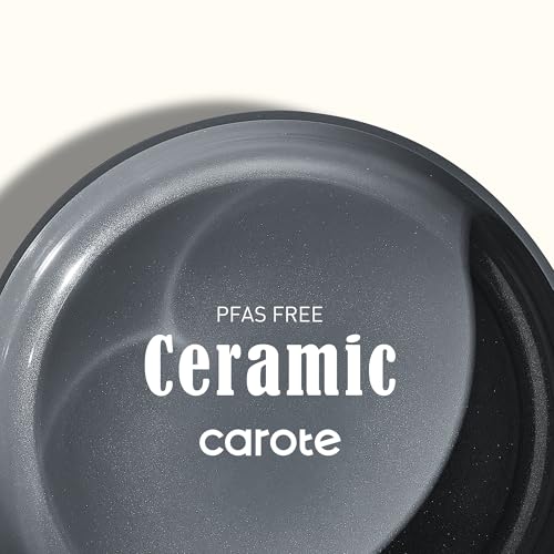 65% Off CAROTE 16-Piece Ceramic Nonstick Cookware Set - Image 3