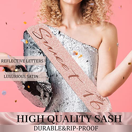 5% Off Sweet 16 Birthday Party Decorations Set for Girls - Image 2