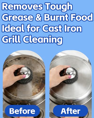 13% Off Omeyo Stainless Steel Scrubber with Handle - Image 3