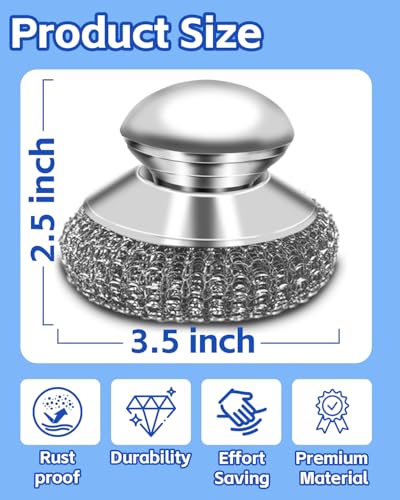 13% Off Omeyo Stainless Steel Scrubber with Handle - Image 6