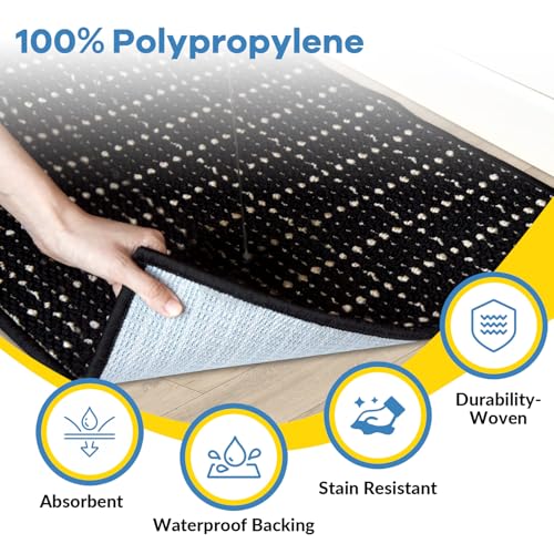 47% Off eqivei Kitchen Rugs Non Skid Washable Set of 2 - Image 3