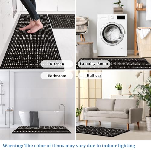 47% Off eqivei Kitchen Rugs Non Skid Washable Set of 2 - Image 6