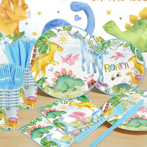 45% Off Dinosaur Birthday Party Supplies Set for Kids - Image 2