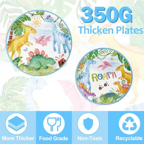 45% Off Dinosaur Birthday Party Supplies Set for Kids - Image 4