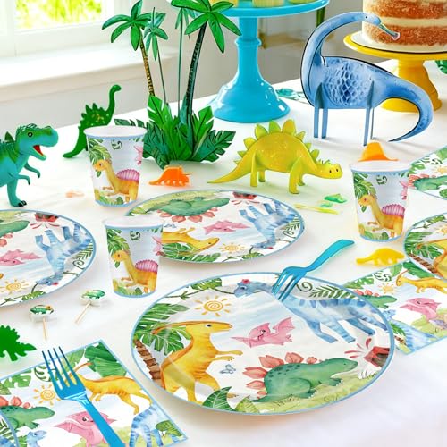 45% Off Dinosaur Birthday Party Supplies Set for Kids - Image 7