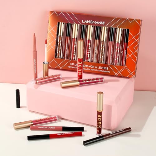 10% Off Jolilab 12-Piece Matte Lip Liner & Lipstick Set - Image 7