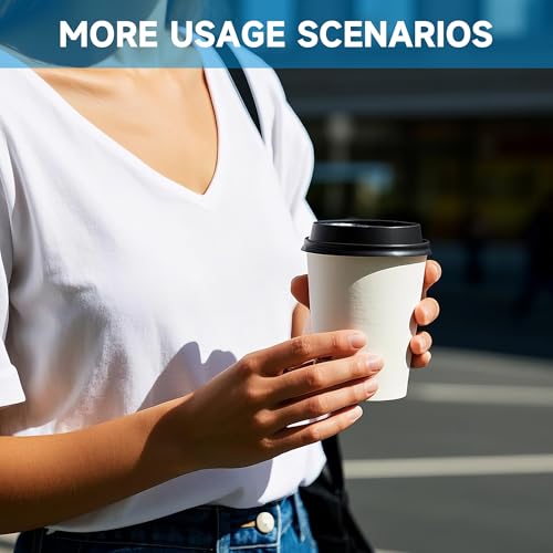 RACETOP 12 oz 50 Pack Coffee Cups with Lids Deal - Image 5