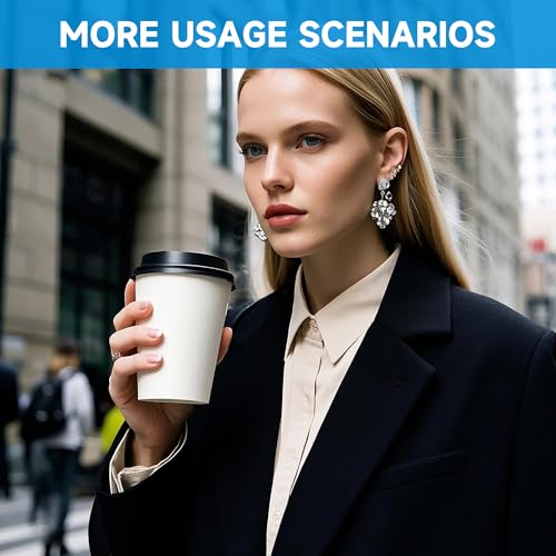 RACETOP 12 oz 50 Pack Coffee Cups with Lids Deal - Image 6