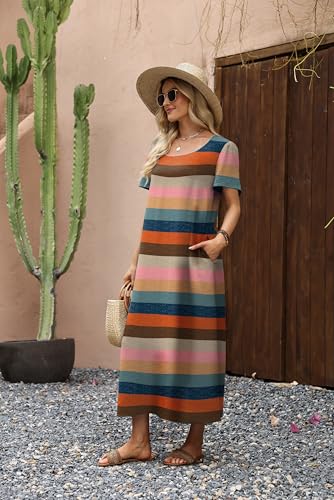 33% Off OFEEFAN Women's Summer Maxi Dress with Pockets - Image 3