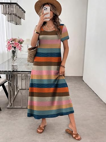 33% Off OFEEFAN Women's Summer Maxi Dress with Pockets - Image 4