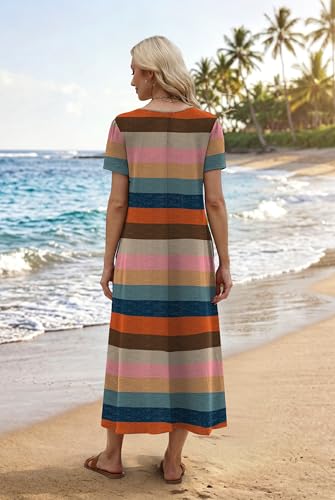 33% Off OFEEFAN Women's Summer Maxi Dress with Pockets - Image 5