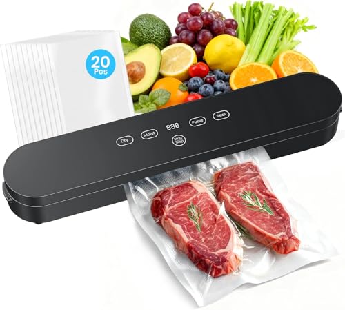 72% Off 75kPa Vacuum Sealer with 20 Bags