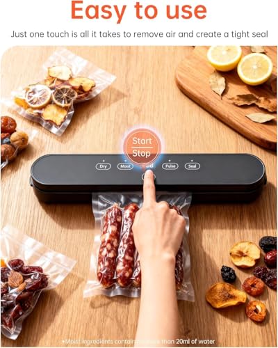 72% Off 75kPa Vacuum Sealer with 20 Bags - Image 4