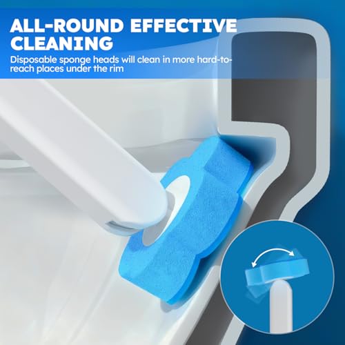 23% Off TUUAQ Disposable Toilet Brush 2-Pack with Refills - Image 4