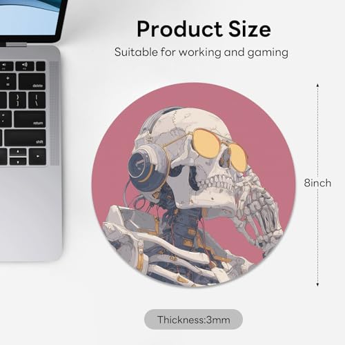 50% Off Skull Mouse Pad 8x8 – Urban Street Style Deal - Image 2