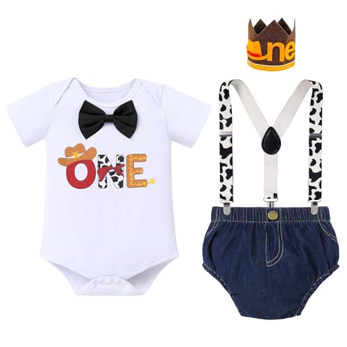 50% Off IBTOM CASTLE Baby Boy Cowboy Outfit Set - Image 1