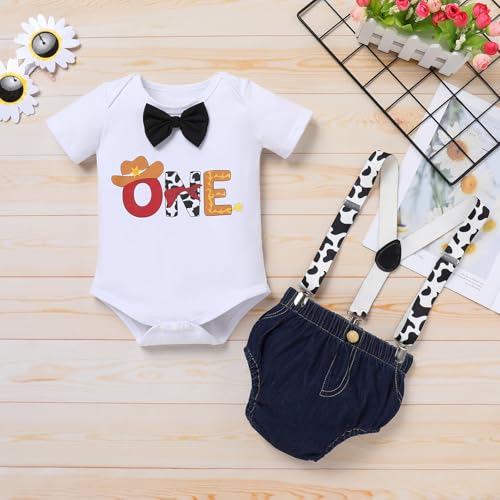 50% Off IBTOM CASTLE Baby Boy Cowboy Outfit Set - Image 3