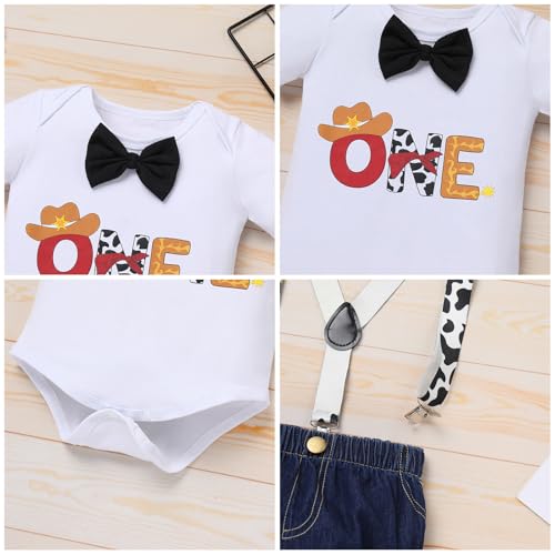 50% Off IBTOM CASTLE Baby Boy Cowboy Outfit Set - Image 6