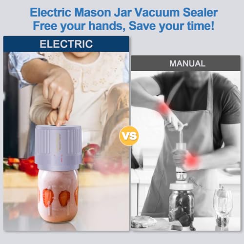 LOVE MOMENT Electric Mason Jar Vacuum Sealer Kit - Image 2