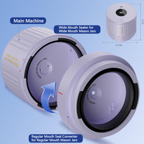 LOVE MOMENT Electric Mason Jar Vacuum Sealer Kit - Image 5