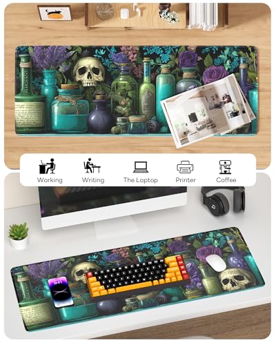 50% Off Skull Mouse Pad Large Desk Mat - Image 6