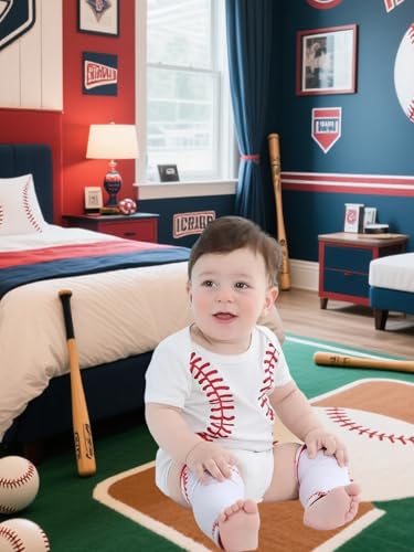 50% Off COSLAND Baby Boys' Cotton Bodysuit Set - Image 2