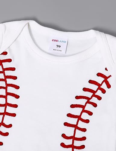 50% Off COSLAND Baby Boys' Cotton Bodysuit Set - Image 3