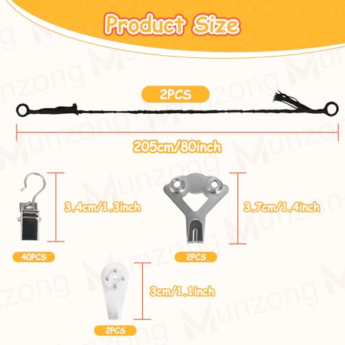 56% Off Munzong Stuffed Animal Storage with 40 Clips - Image 3