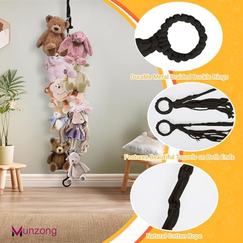 56% Off Munzong Stuffed Animal Storage with 40 Clips - Image 4