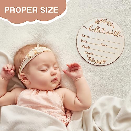 50% Off ZIEYOMI Baby Announcement Sign - Hello World - Image 3