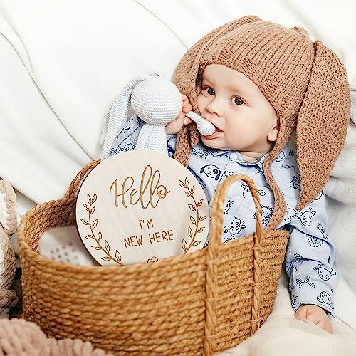50% Off ZIEYOMI Baby Announcement Sign - Hello World - Image 4