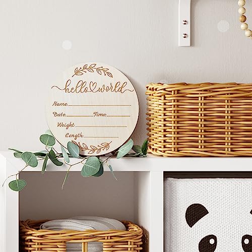 50% Off ZIEYOMI Baby Announcement Sign - Hello World - Image 5