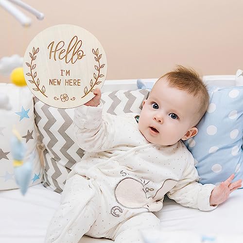 50% Off ZIEYOMI Baby Announcement Sign - Hello World - Image 7