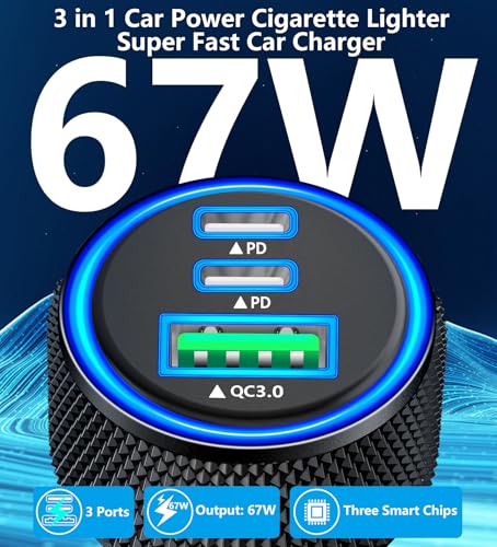 10% Off Rombica 3-Port 67W MFi Car Charger for iPhone - Image 3