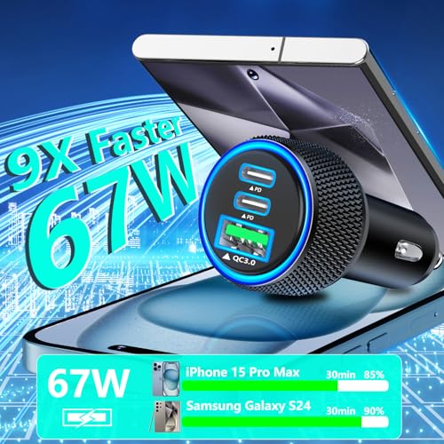 10% Off Rombica 3-Port 67W MFi Car Charger for iPhone - Image 5