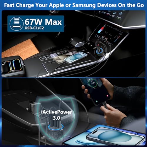 10% Off Rombica 3-Port 67W MFi Car Charger for iPhone - Image 6